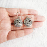 Nature Inspired Silver Earring