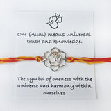 OM Silver Rakhi