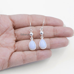 Opalite Drop Silver Earring