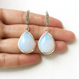 Opalite Drop Silver Earring