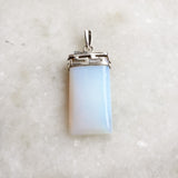 Opalite Greek Silver Pendant