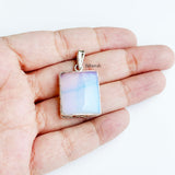 Opalite Greek pendant 925 sterling silver elegant design