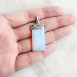 Opalite Greek Silver Pendant