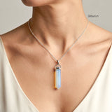925 sterling silver opalite pencil pendant online India