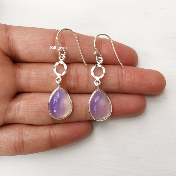 Opalite Pittai Silver Earring