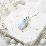 Opalite Silver Greek Pendant