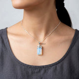 Opalite Silver Greek Pendant