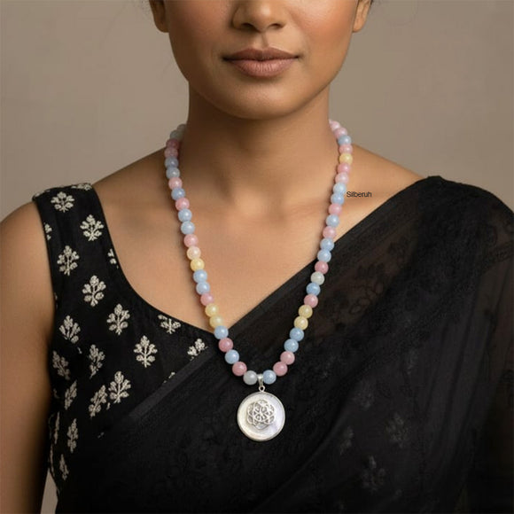 Opalite Silver Necklace