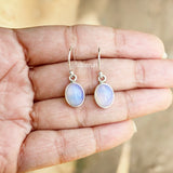 Opalite Silver Oval Earring