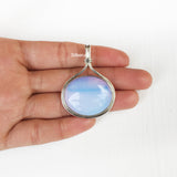 Opalite Silver Oval Pendant