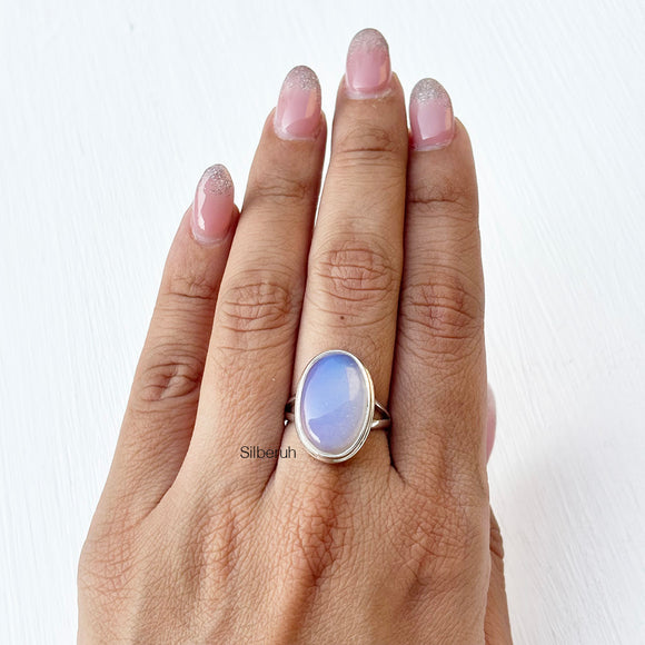 Opalite gemstone ring