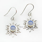 Opalite Sun Silver Earring