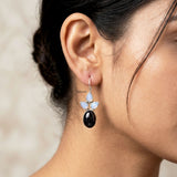 925 silver opalite blue sunstone earring India