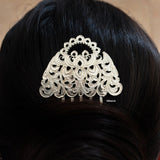 Ornamental Sterling Silver Hair Accessory for Women