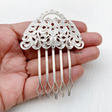 Ornamental Silver Hair Pin