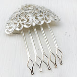 Ornamental Silver Hair Pin