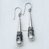 Pearl Drop Silver Earring