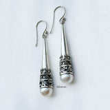Pearl Drop Silver Earring