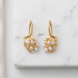 pearl grape bunch earrings 925 silver India