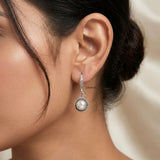 pearl silver earrings 925 sterling India