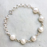 Pearl Silver Bracelet