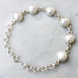 Pearl Silver Bracelet