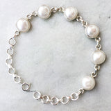 Pearl Silver Bracelet