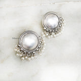 Pearl Silver Stud Earring