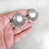 Pearl Silver Stud Earring