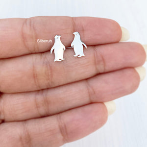 Penguin Silver Stud