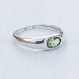 Peridot Silver Ring