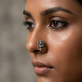 phool silver nose clip 925 non pierced India