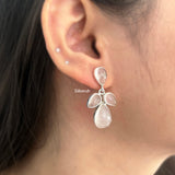 Elegant pink gemstone earrings – Rose Quartz jewelry