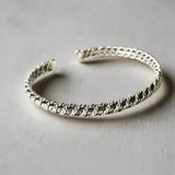 Twisted Silver Adjustable Kada