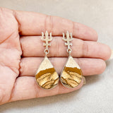 Picture Jasper Silver Earring