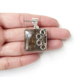 Pietersite Silver Pendant