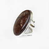 Pietersite Silver Ring