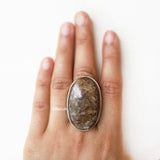 Pietersite Silver Ring