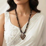 Pietersite & Sulemani Hakik Silver Necklace