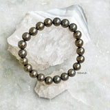 Pyrite Beaded Bracelet