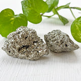 Natural Pyrite Raw Cluster Crystal for Wealth & Protection – Silberuh