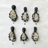 Genuine Raw Pyrite Pendant – Natural Crystal Jewellery