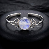 925 sterling silver celtic rainbow moonstone kada India