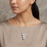 silver moonstone necklace daily wear India