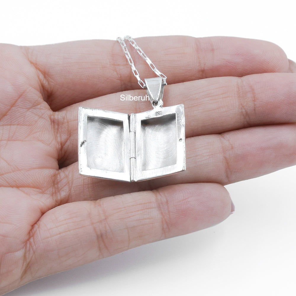 Rectangular Locket Silver Pendant – SILBERUH
