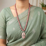 Rhodochrosite & Rhodonite Silver Necklace