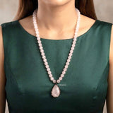 Rose Quartz Beaded Necklace