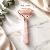 Rose Quartz Face Massage Roller