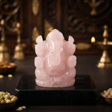 Rose Quartz Ganesha