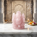 Rose Quartz Ganesha